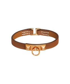 Hermes Mini Rivale Bracelet Gold Swift